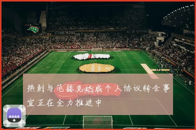 热刺与范赫克达成个人协议转会事宜正在全力推进中